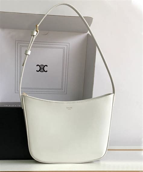 Medium Celine Croque Bag in SHINY CALFSKIN 